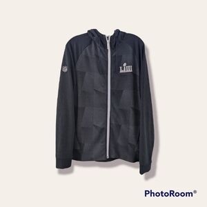 Bda Super Bowl LIII (2019- Patriots vs Rams) full zip hoodie Size S